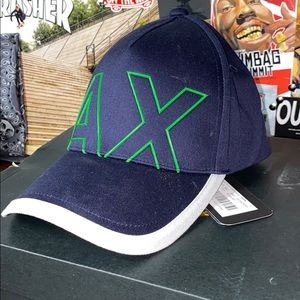 Armani Exchange Snap Hat NWT